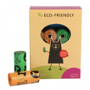 Material PLA Compostable Bolso de caca de perro disponible